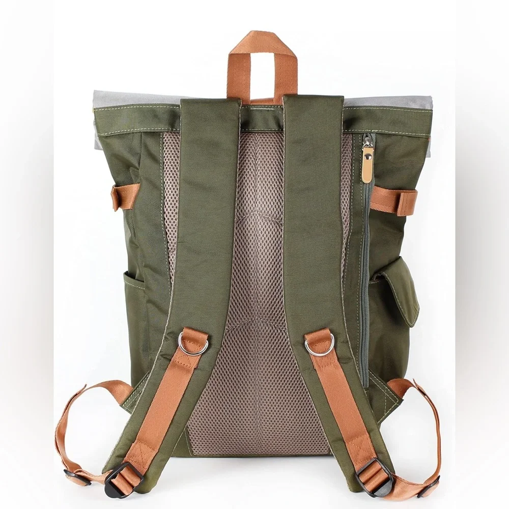 Harvest Label Rolltop Backpack 2.0 - Olive - Picture 2 of 7